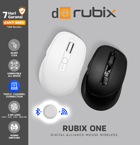 Mouse Office DA Rubix One Wireless Bluetooth Silent Ergo Dual Mode