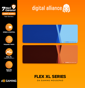 Mousepad Deskmat Gaming Digital Alliance XL Flex Series Polyester