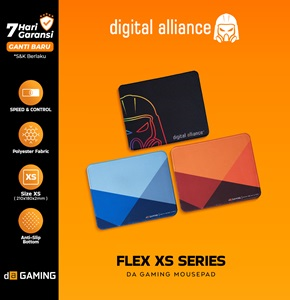 Mousepad Deskmat Gaming Digital Alliance XS Flex Series Polyester
